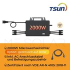 Balkonkraftwerk Wechselrichter 2000w + 5 Meter AC-Kabel, max. mit 4 Paneele