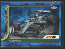 2025 Topps Chrome Sapphire F1 #81 Fernando Alonso