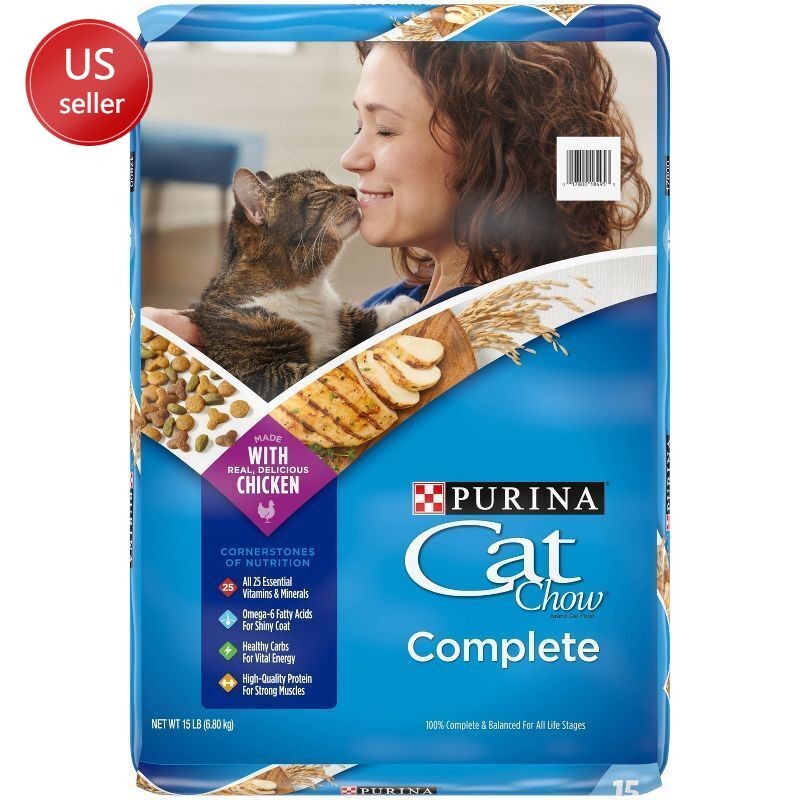 Purina Cat Chow Complete Chicken Flavor Dry Cat Food for Adult Cats