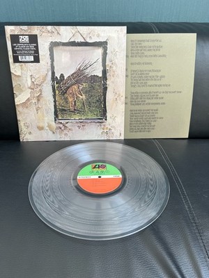LED ZEPPELIN/ IV -LP-Vinyl: M/Cover: NM / Re. 2023 /180 gr./CRYSTAL CLEAR