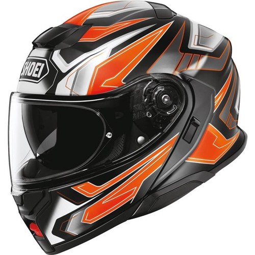 Shoei Neotec 3 Anthem Modular Helmet | Black/Orange/White | DOT Certified - Picture 1 of 8