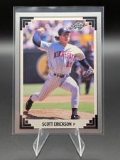 1991 Leaf - Scott Erickson #527 RC Rookie Card Minnesota Twins . rookie card picture
