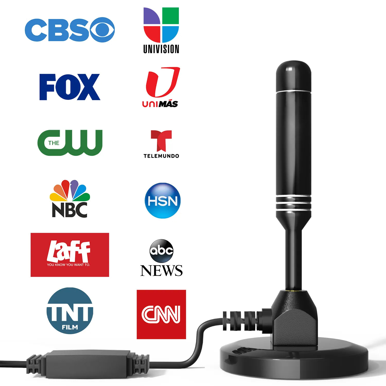 5600Miles TV Antenna HDTV Amplified Digital 4K 1080P Long Range Indoor Upgraded