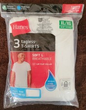 Hanes Comfort Soft 2135 Crew neck Tagless Men's T-shirt XL 3 Pack - White
