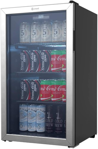 whirlpool glass mini fridge