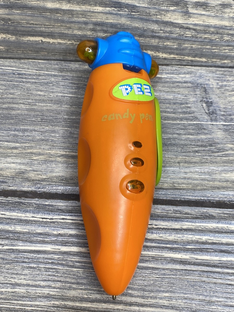 Vintage Pez Dispenser Orange Blue Robot Pen | eBay