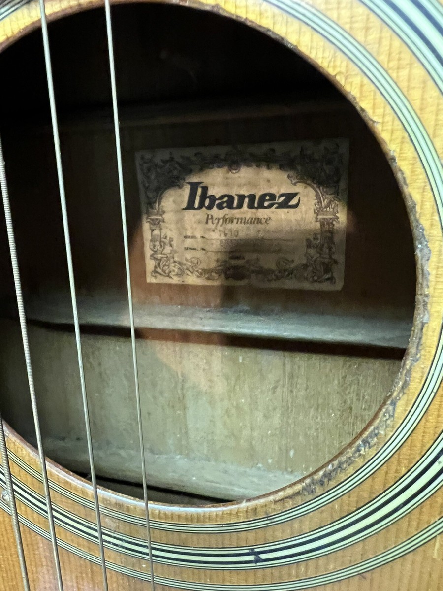 Vintage Ibanez Performance PF-10 Acoustic Guitar! Rare! Ships Free
