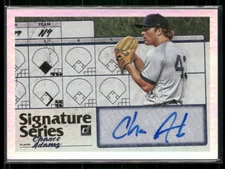 Chance Adams 2019 Donruss Signature Series Auto