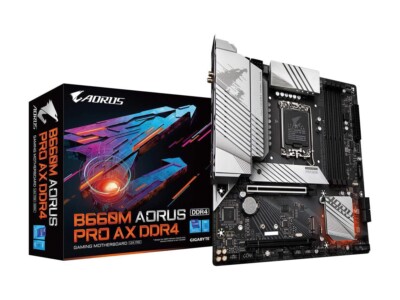 (Factory Refurbished) GIGABYTE B660M AORUS PRO AX HDMI DDR4 mATX Motherboard