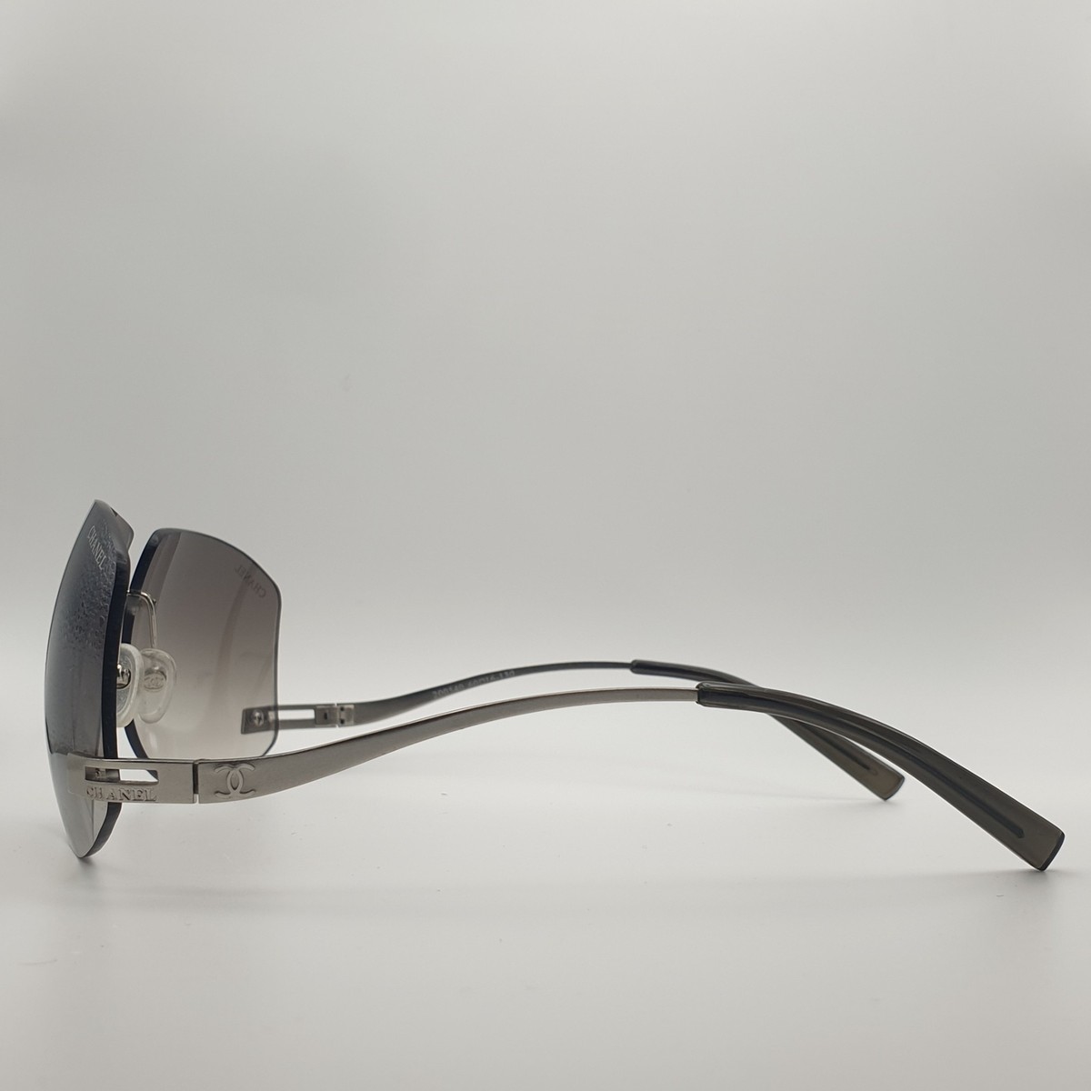 CHANEL mod 200540 col SILVER sz 60/16 Eyeglasses Frame MI ITALY | eBay