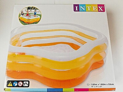 INTEX Swim Center Summer Colors Swimming Pool Kinderpool 185 x 180 x 53 cm -Neu 