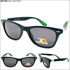 Classic Vintage Retro Style Polarized Lens SUNGLASSES Lightweight Flexible Frame
