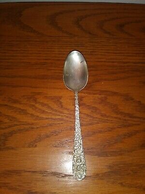 6 5//8/" 47g Kirk//Stieff Rose Sterling Silver Place//Oval Soup Spoon No Mono