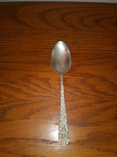 Vintage Spoon in Stieff Rose by Kirk Stieff; 1892 Sterling Silver