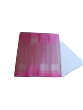 12pcs DIY Refillable Lip Balm Tube Container Makeup Accessory Empty NEW Pink