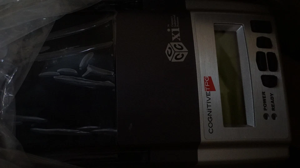 -=NEW=-COGNITIVE TPG CXD2-1300 DIRECT THERMAL BARCODE USB/NETWORK LABEL PRINTER - Image 4 of 4