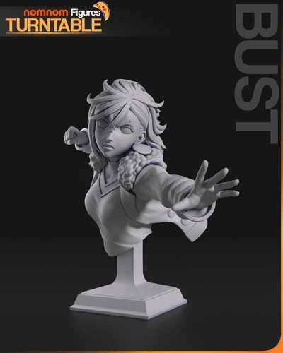 Psychokinetic Girl | Resin Garage Kit Figure Anime Manga Fan Art | Nomnom Figure - Picture 8 of 11