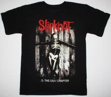 SLIPKNOT .5 THE GREY CHAPTER Cotton Black All Size T Shirt For Men TT231