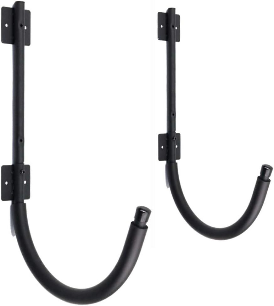 Par de ganchos de almacenamiento para montaje en pared para canoa kayak SUP surf snowboard