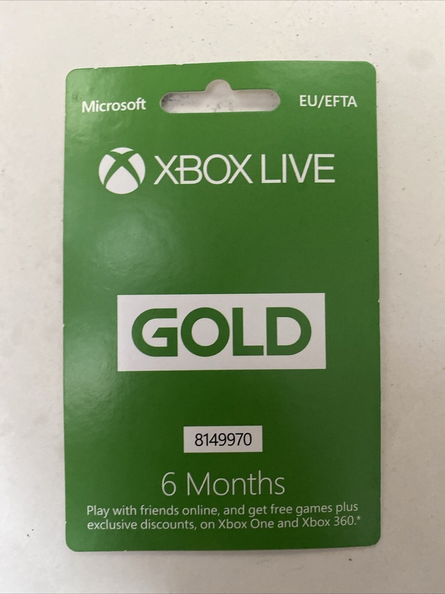 Gift Card Xbox Live Gold Month Digital Code Gift Card Xbox One