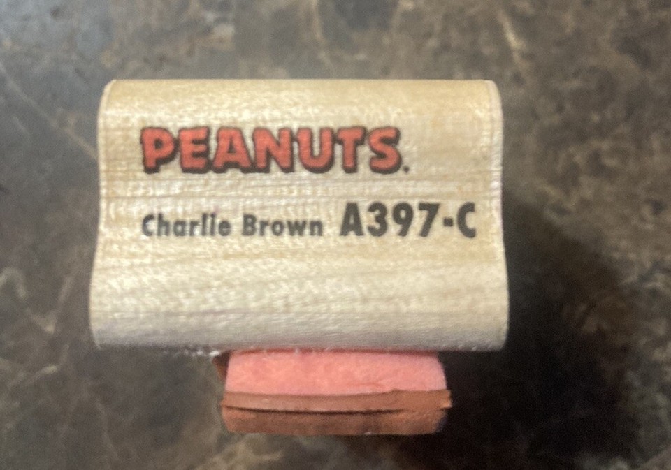 Vintage Charlie Brown Rubber Stamp by Rubber Stampede, Peanuts Gang