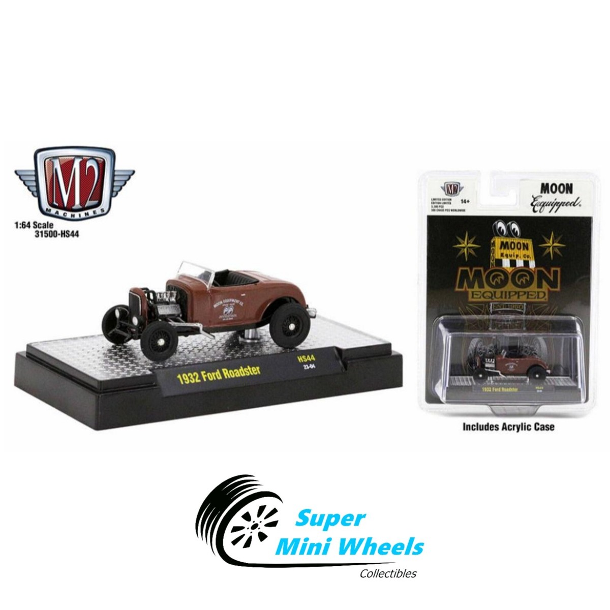 M2 Machines 1:64 - 1932 Ford Roadster Mooneyes Hobby Exclusive