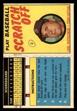 1970 Topps Scratch-Offs Baseball #24 Carl Yastrzemski GD *d7