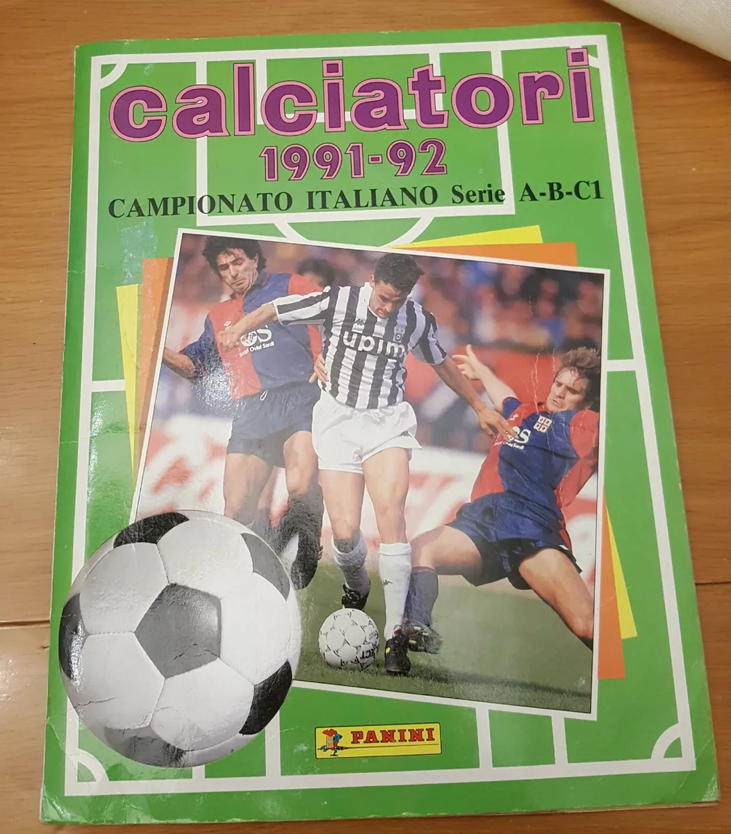 Panini Calciatori The Collection Complete 1991-92 1992 Journal