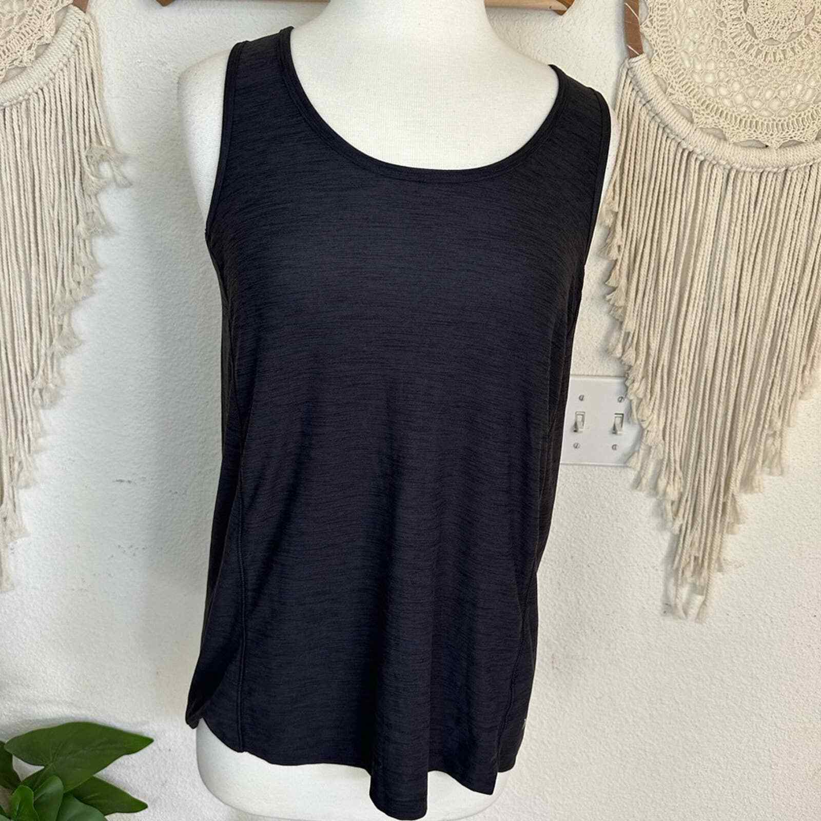 Old navy active athletic dk gray split back tank … - image 1
