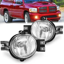 For 2002-2008 Dodge Ram 1500 2500 3500 Bumper Driving Fog Lights-Left&Right