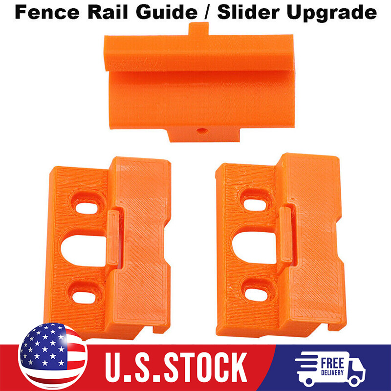 For Ridgid R4512 / R4520 Table Saw Fence Rail Guide / Slider Upgrade / Mod / Fix