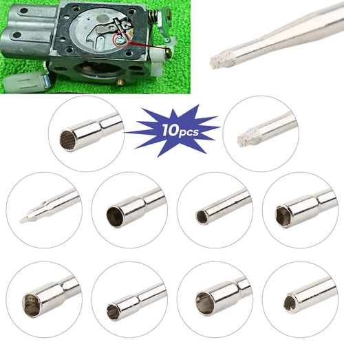 10pc Screwdriver Splined Carb Carburetor Adjusting Tools Kit Cleaner Tool Set - Picture 4 of 9