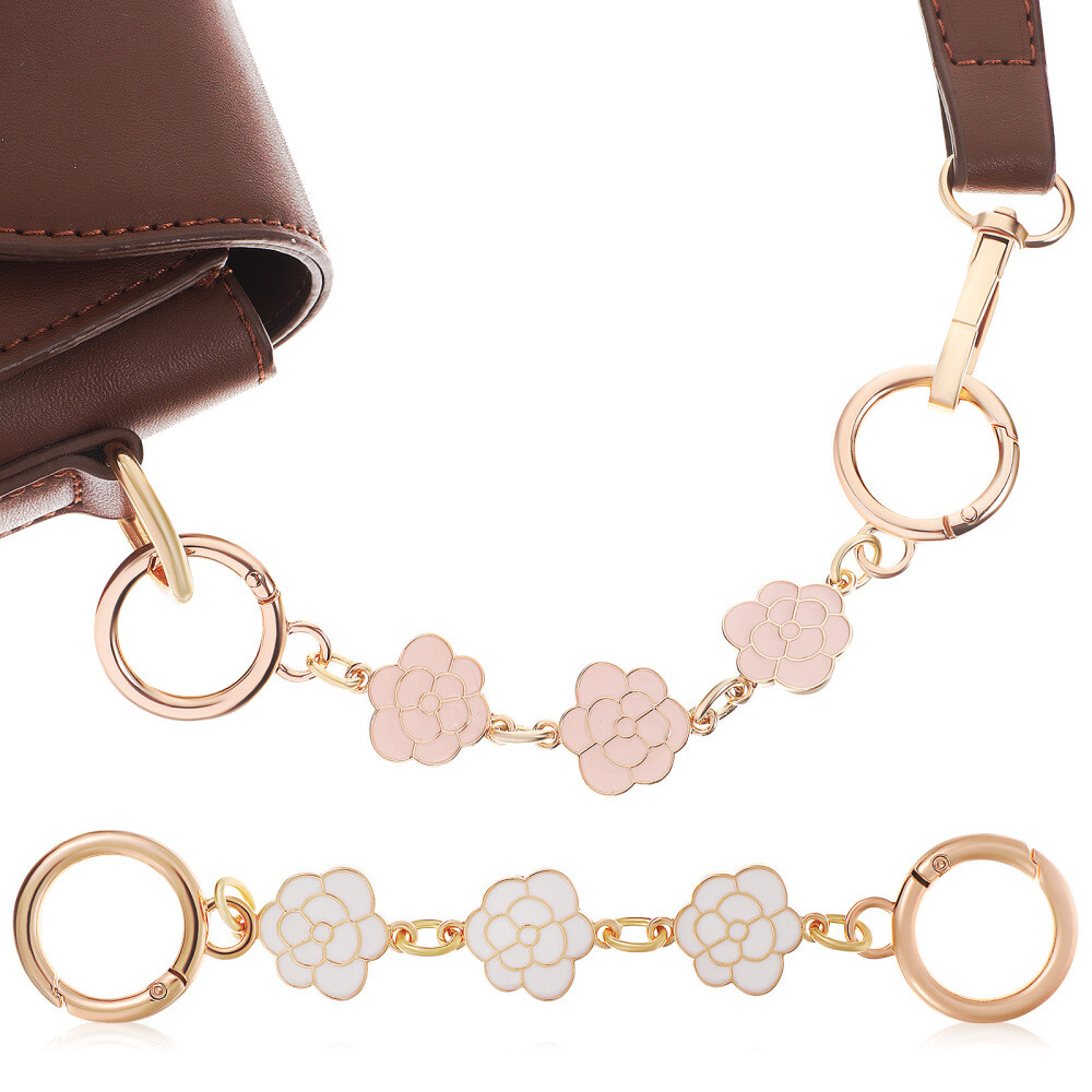 Pink Purse Strap Extenders Flower Chain Replacement for Handbags eBay