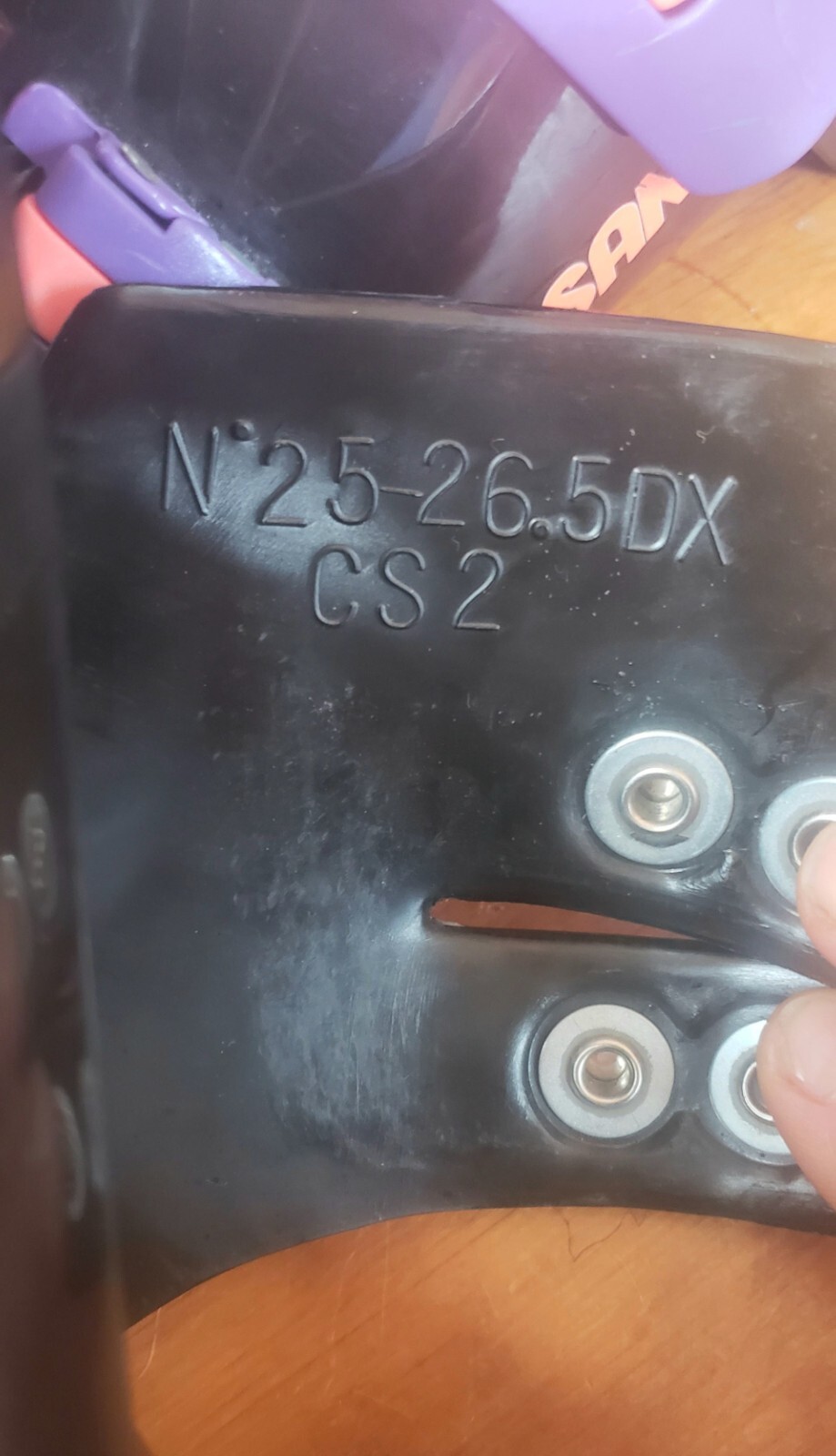 San Marco Ski Boot CX777 Downhill size 2526.5 SYMFLEX SYSTEM vtg RETRO