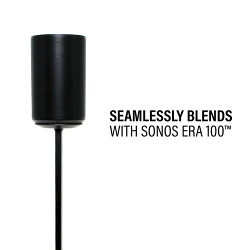 Soporte de altavoz SANUS WSSE1A1 negro de altura única ajustable para Sonos Era 100 - Imagen 5 de 10