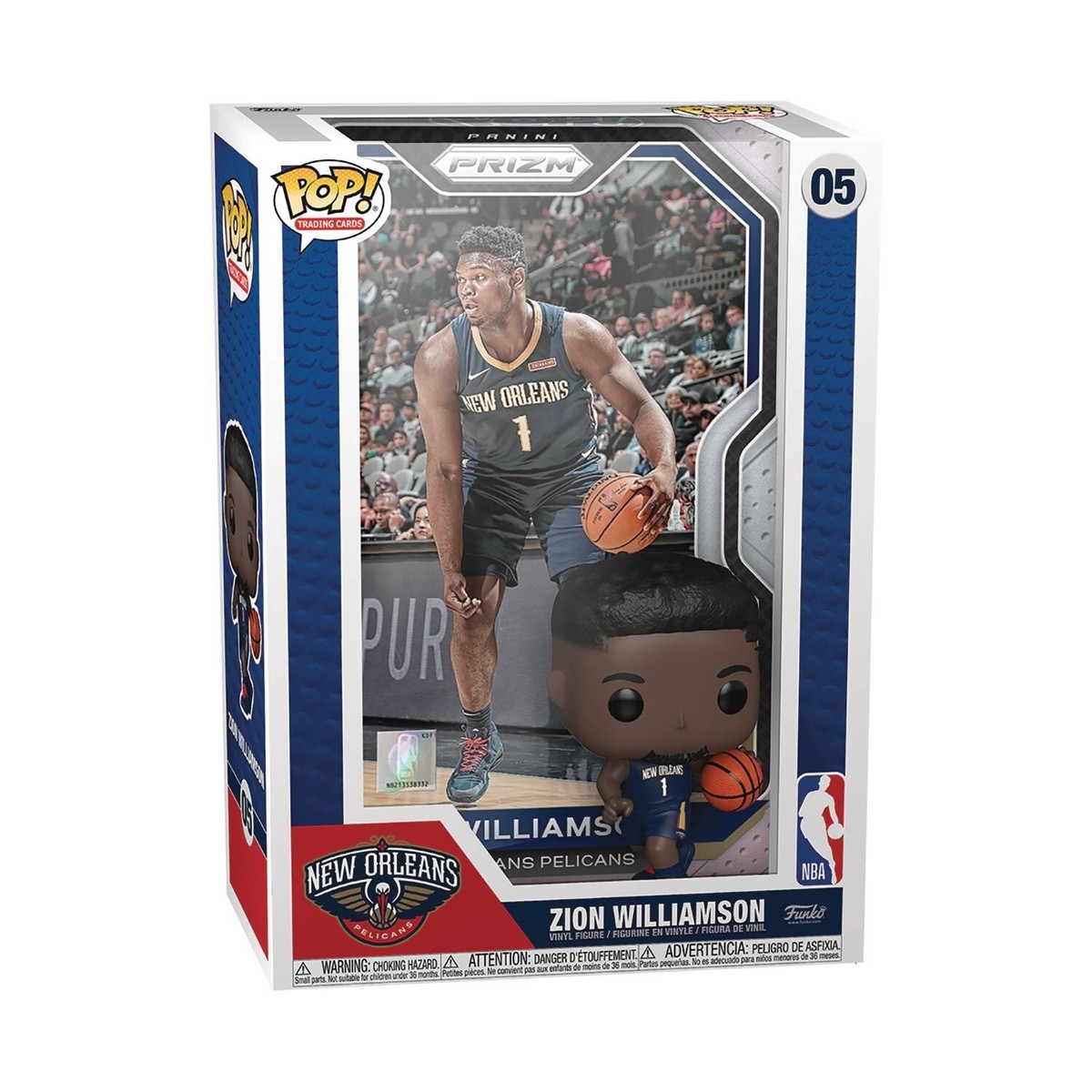 スポーツ選手 Funko Pop NBA Zion Williamson Pop! NBA Trading Cards Zion Williamson #05 Vinyl Figure Funko | eBay