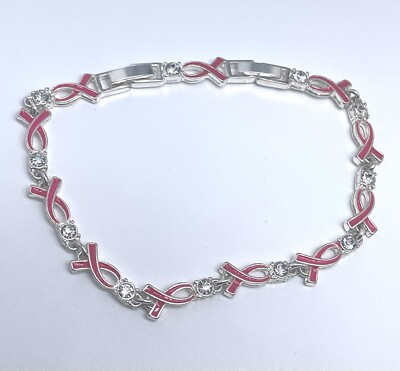 NR Breast Cancer Inch Tennis Bracelet