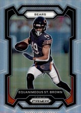 2023 Panini Prizm Silver Prizm- #53 Equanimeous St. Brown