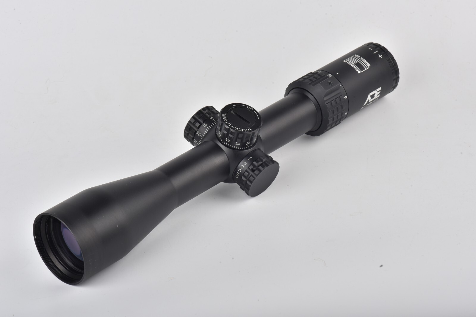 ADE 4-16X44 SFP Riflescope with 30mm Tube + Throw Leveler + Scope ...