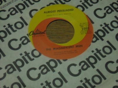 MAGNIFICENT MEN 45.  ALMOST PERSUADED  /  I FOUND WHAT I WANTED IN YOU.  VG+.