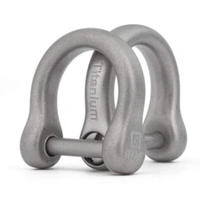 TISUR Key Ring Titanium Mini d ring key Car Bike key Chain Cute key chain