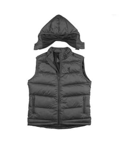BROWNING Men's Artic Down Vest Dark Grey 2XL - 3055128905 - Authorized Dealer - Picture 5 of 7