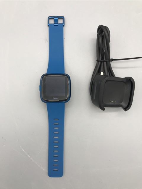 Fitbit Versa Lite Fitness Activity Tracker Wrist Band - Blue for sale online | eBay
