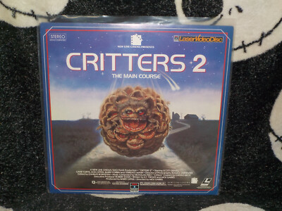 Critters 2 The Main Course Laserdisc LD Scott Grimes Liane Curtis Free Shipping