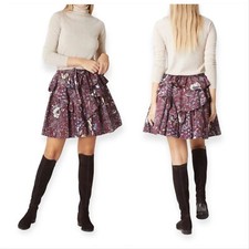 ULLA JOHNSON Sigrid skirt in heliotrope, Size 6, Never Worn