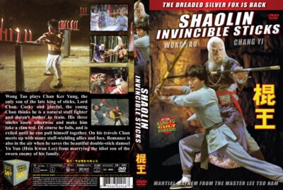 SHAOLIN INVICIBLE STICKS- Hong Kong RARE Kung Fu Martial Arts movie - 30B