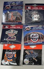 NY METS OPENING DAY 2023 PIN SET OF 6  CITI FIELD MLB BASEBALL MIAMI MARLINS