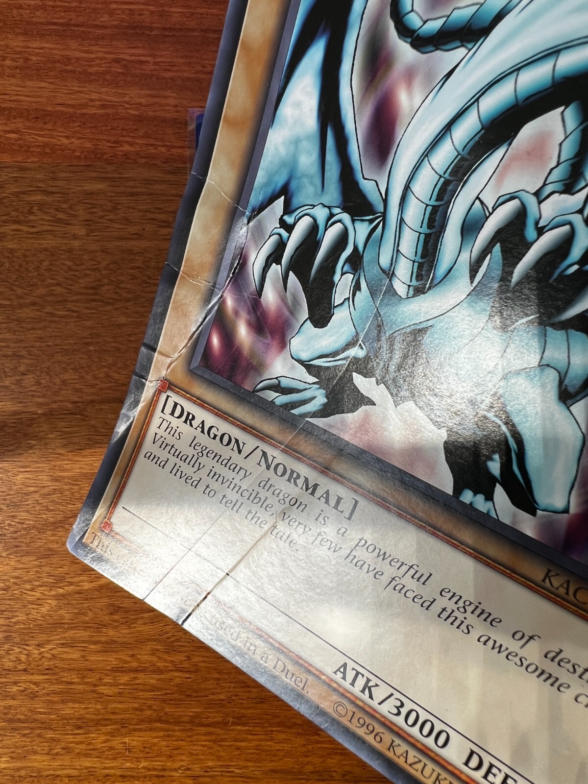 BlueEyes White Dragon KACBEN001 JUMBO OVERSIZED D YuGiOh eBay