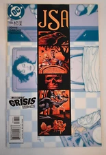 DC JSA #67 2005 Geoff Johns, Superman & Power Girl Identity Crisis Tie-in