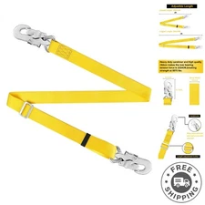 Trsmima Hunting Safety Harness, Tree Climbing Belt Restraint Lanyards, Safety...